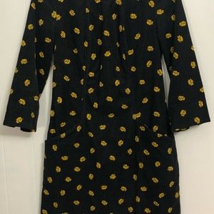 Boden Grey Corduroy Dress with Sleeves US10L/UK14L